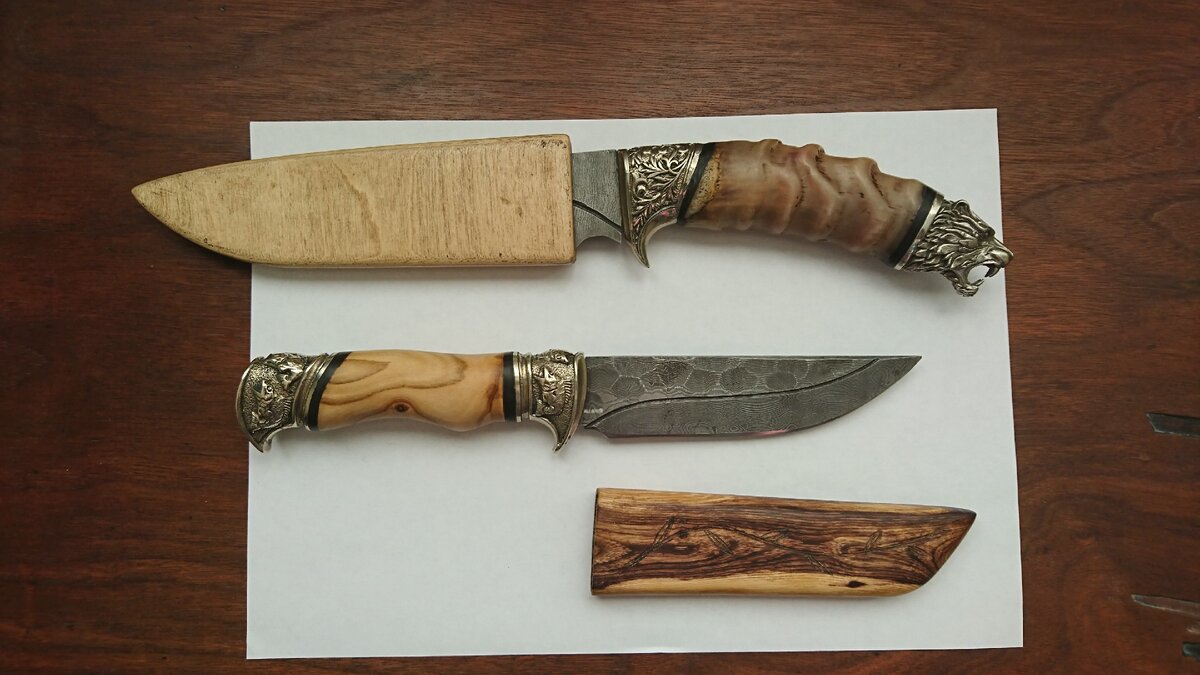 Ножны из абрикоса и акации. Фото автора