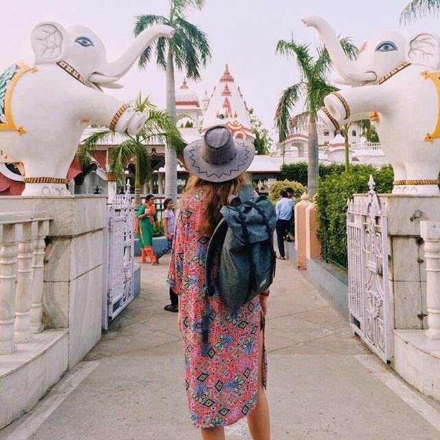 New Delhi. Chhatarpur Temple.