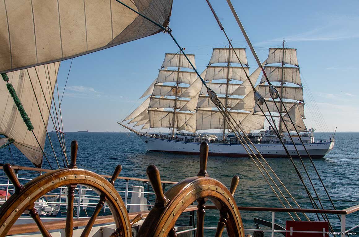 Вот такие парусники сошли со стапеля Гданьской судостроительной верфи
