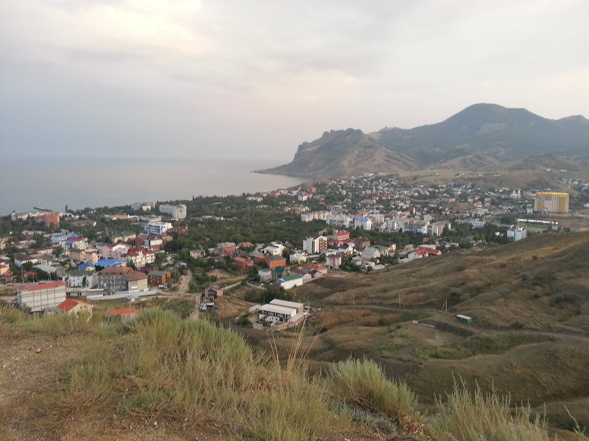 Вид на Коктебель, Крым