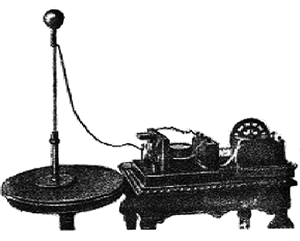 Усовершенственный аппарат для беспроводной телеграфии.
