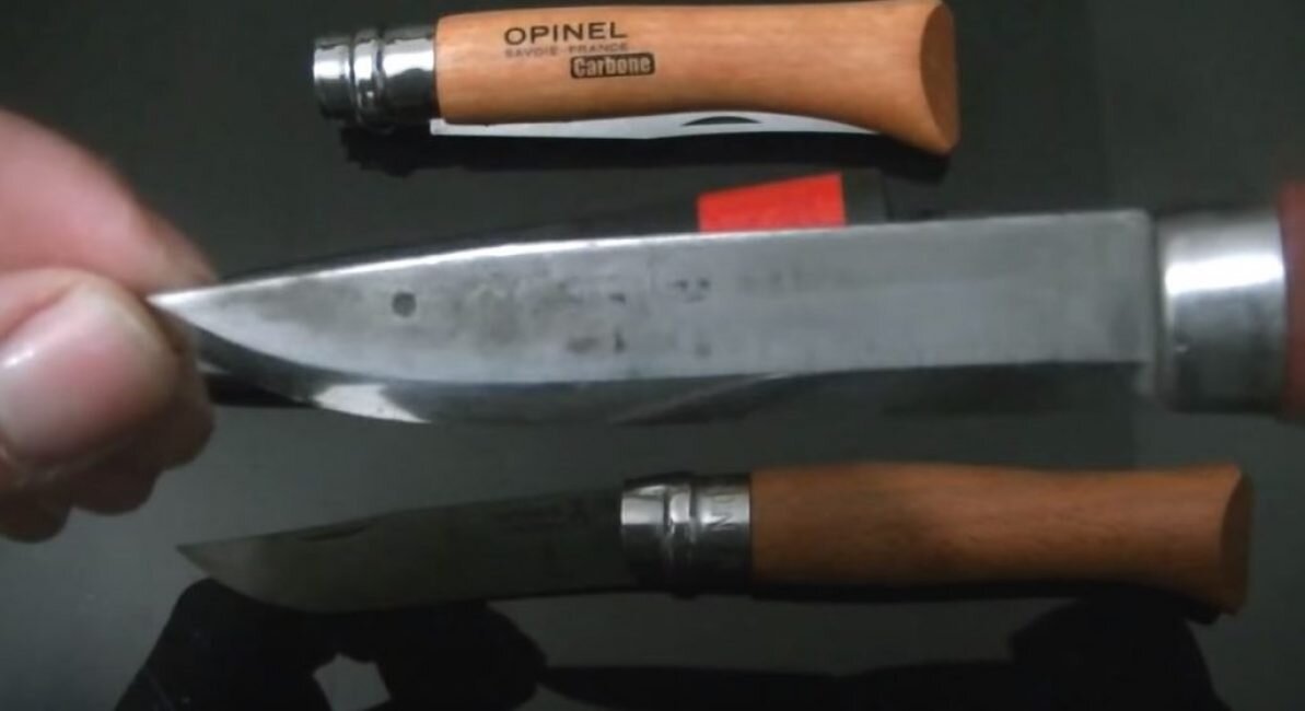 Подготовка поверхности ножа