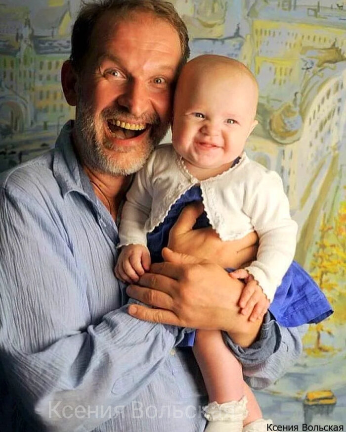 С внучкой Вероникой