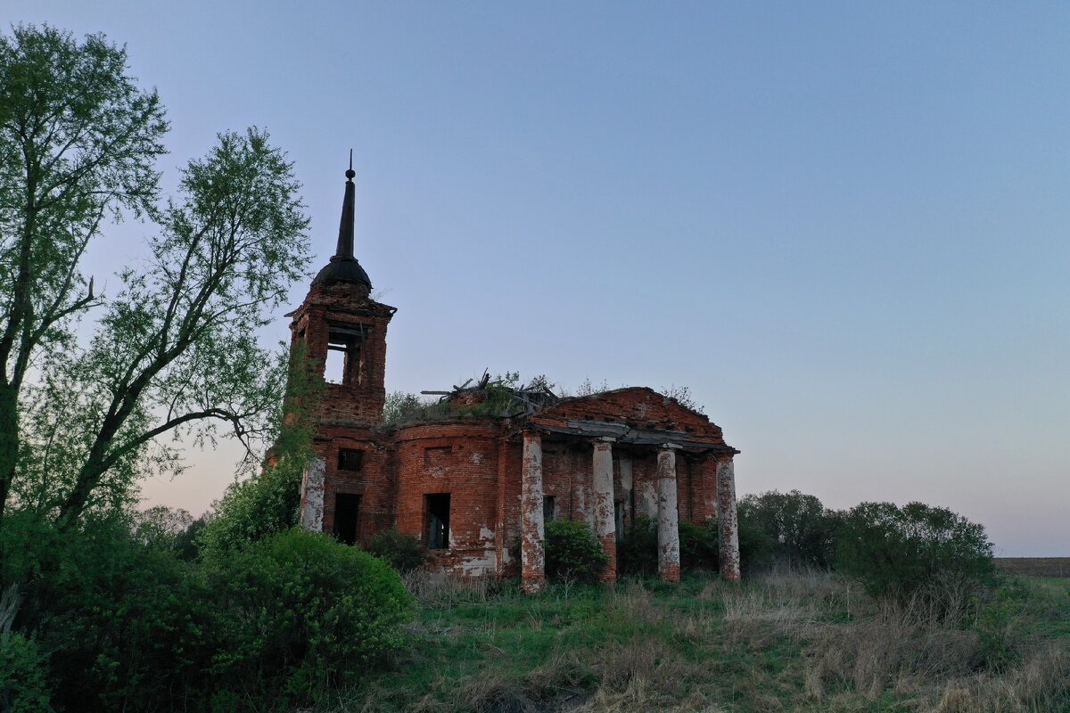 Разрушенный Храм в Нижегородской области | Камера в небе | Дзен