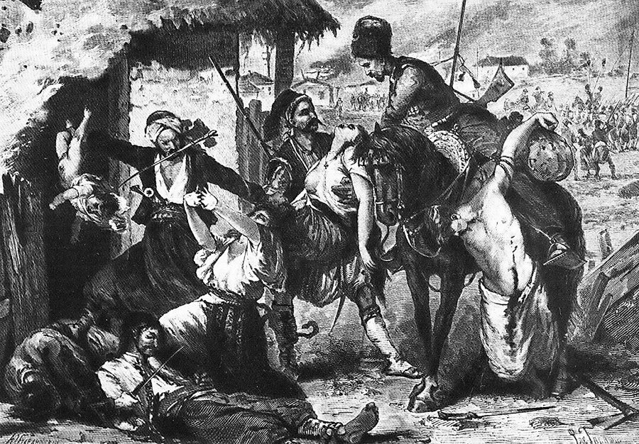 Зверства башибузуков в Болгарии