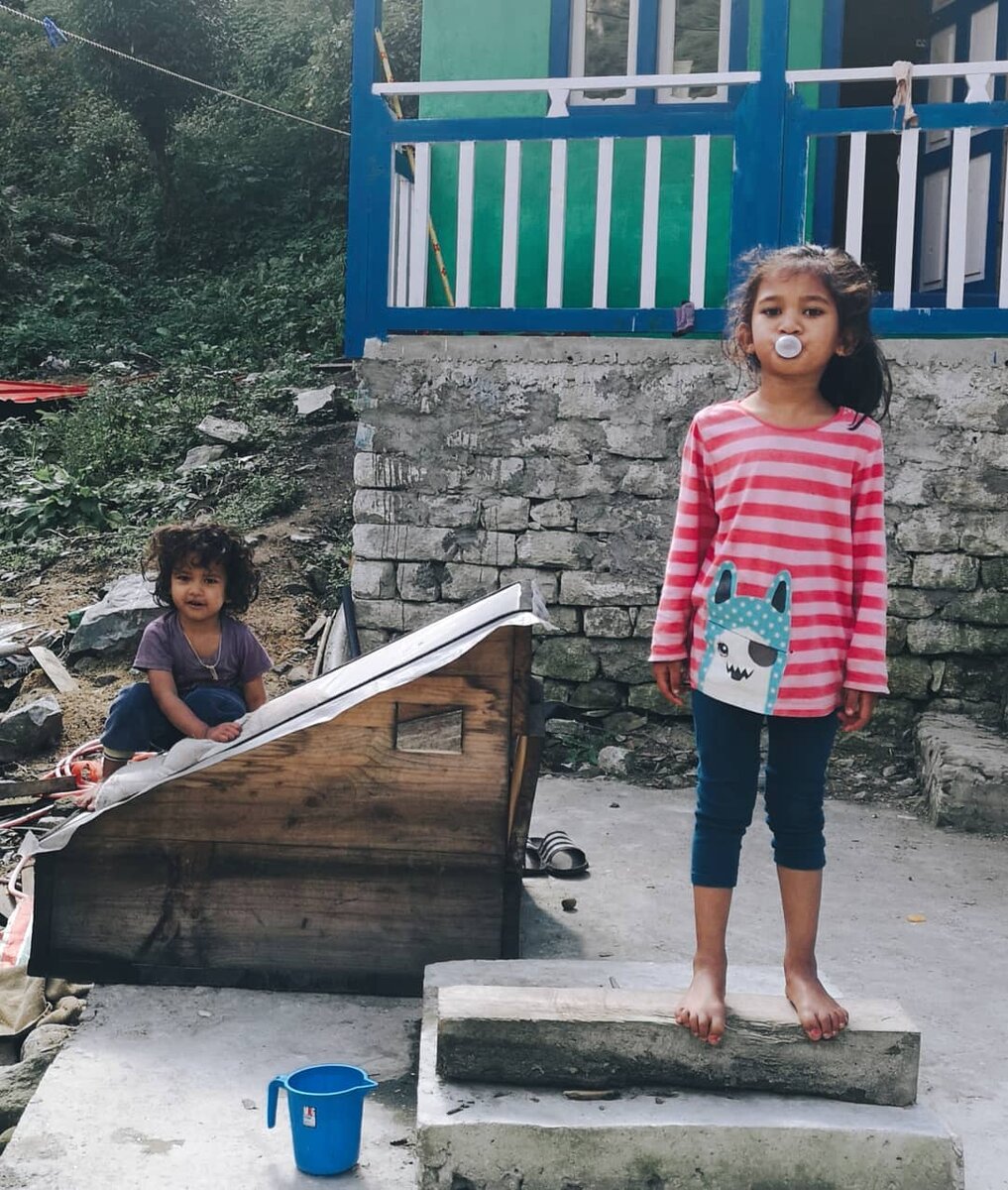 Дети непальской деревушки