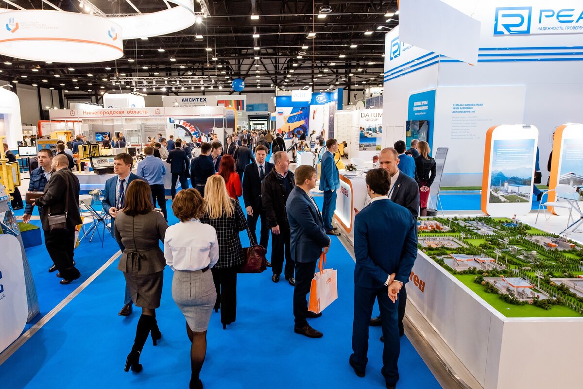 Работа выставочного центра до пандемии