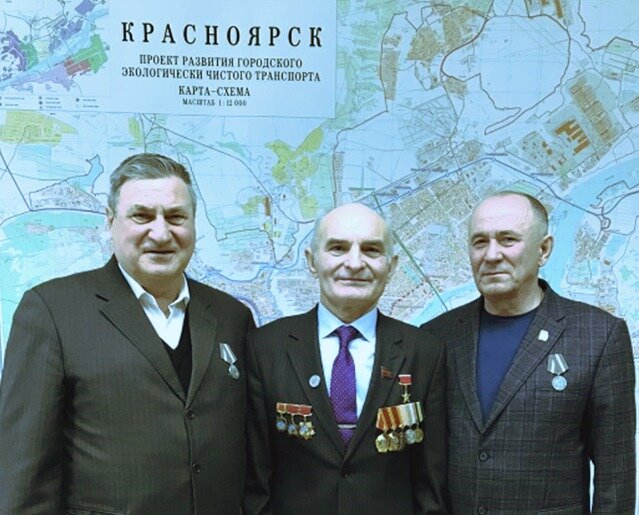 Транспортные строители с первым бригадиром Александром Шестаком