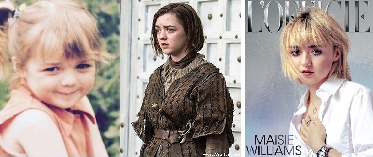 2. Мэйси  Уильямс (Арья Старк) 