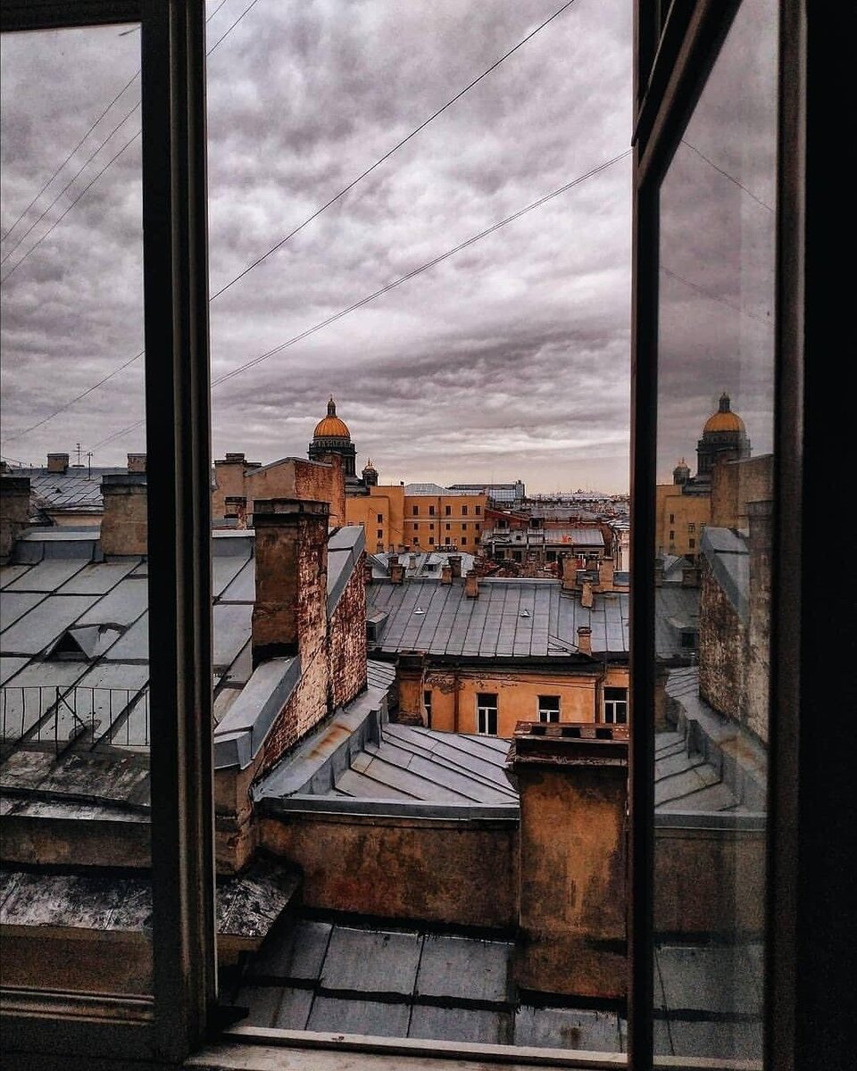 вид из окна на санкт петербург