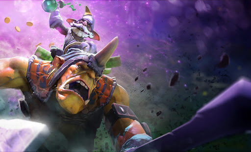 Алхимик из Dota 2, как бы намекающий на жадность Blizzard, жаждущих золота