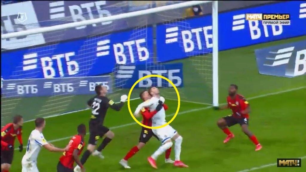 Скриншот с трансляции matchtv.ru