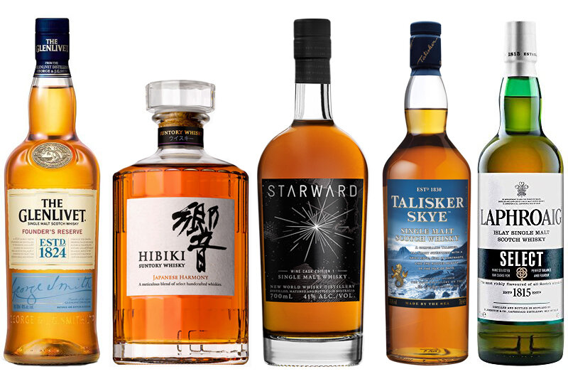 Фото из интернета. Примеры NAS виски, без указания возраста.