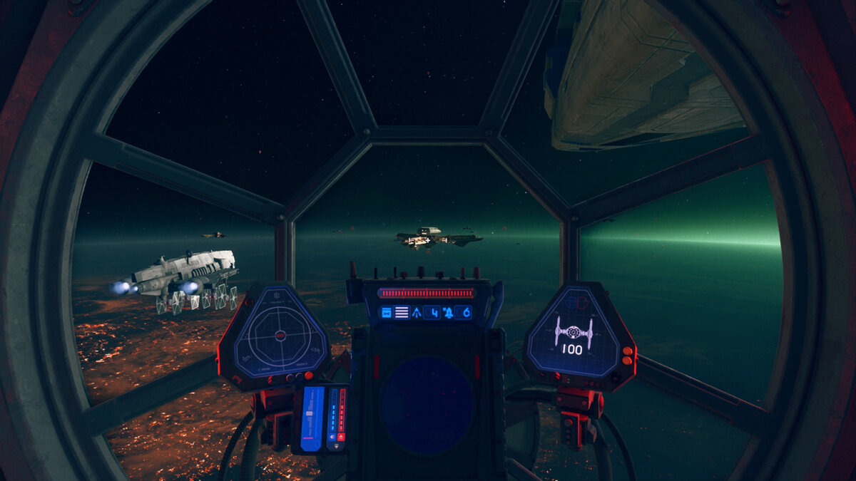 Где-то в космосе. Авторский скриншот.