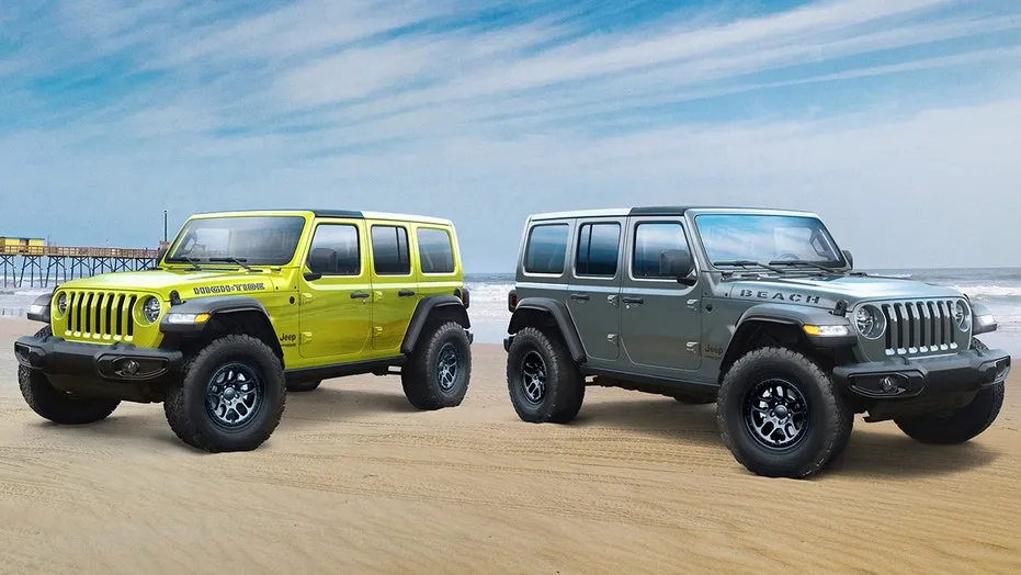 Jeep Wrangler пляжный