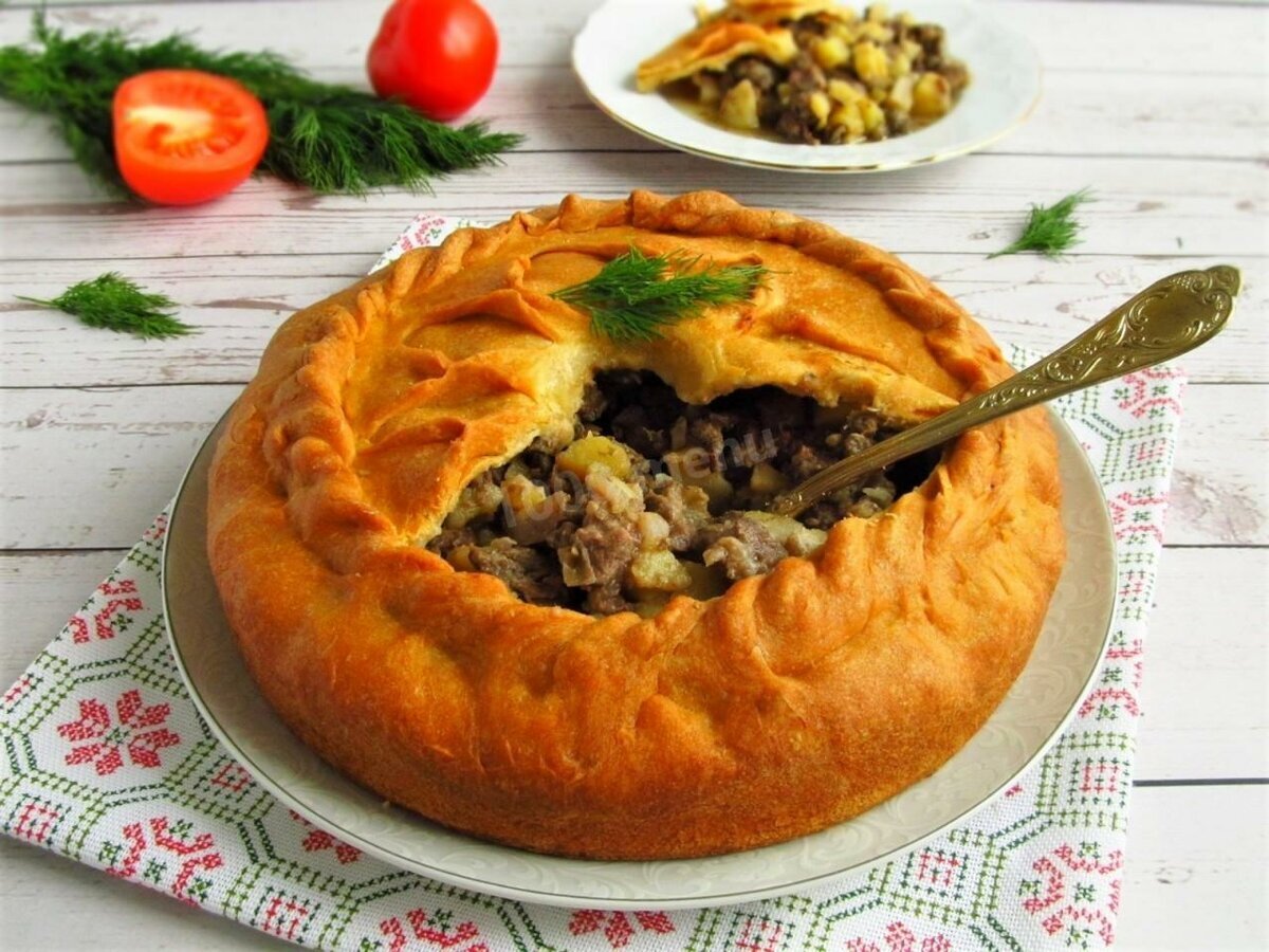 Татарские открытые пироги рецепт