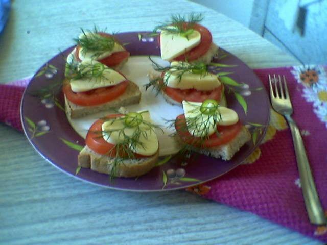 Летние бутерброды