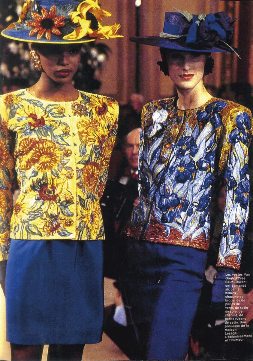 Фото жакета "Ирисы" от YSL