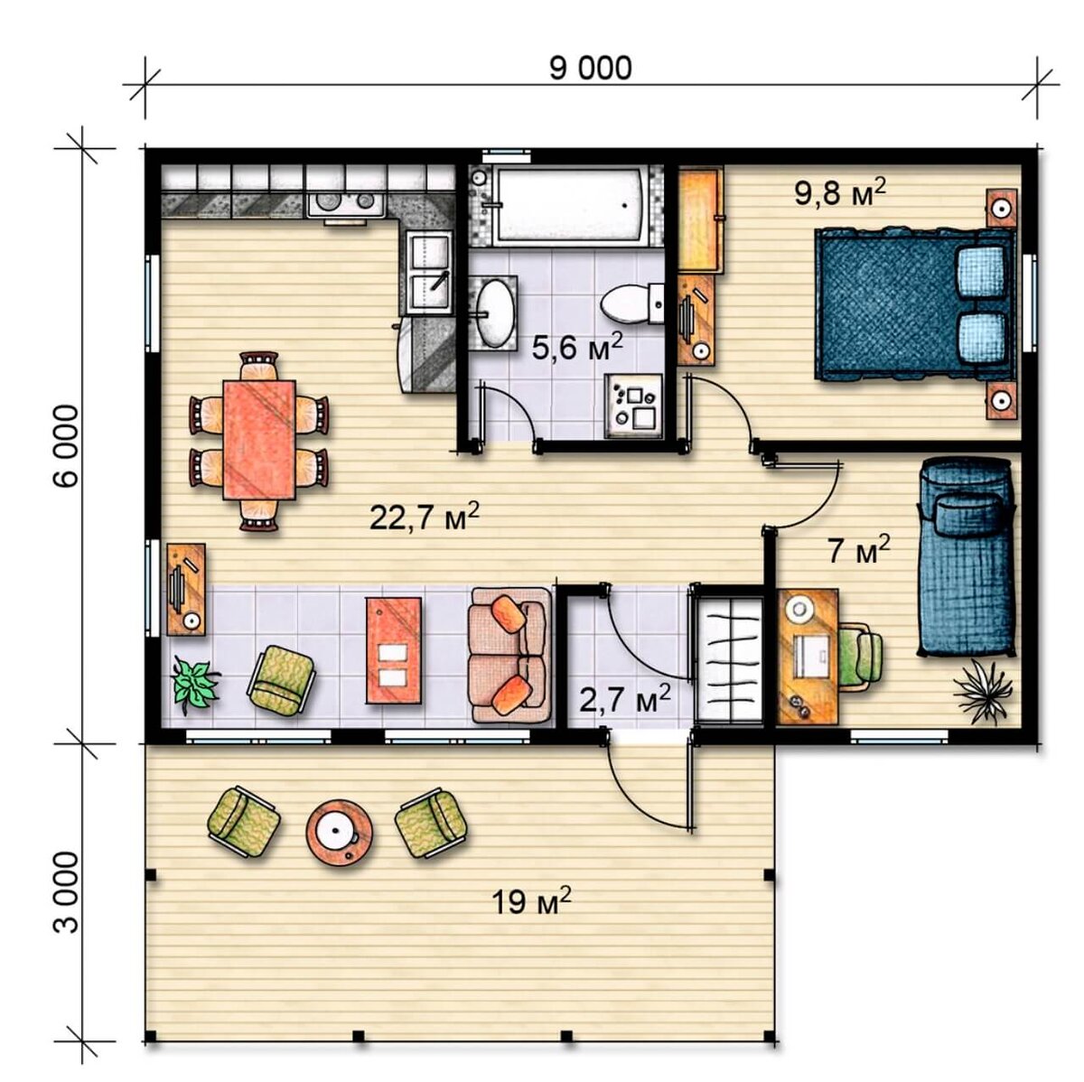 Планировка дома