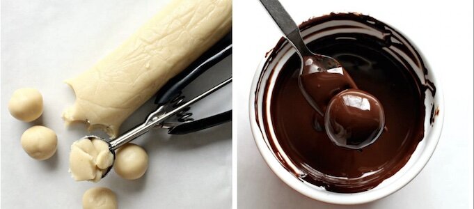 Марципановые конфеты в шоколаде – кулинарный рецепт