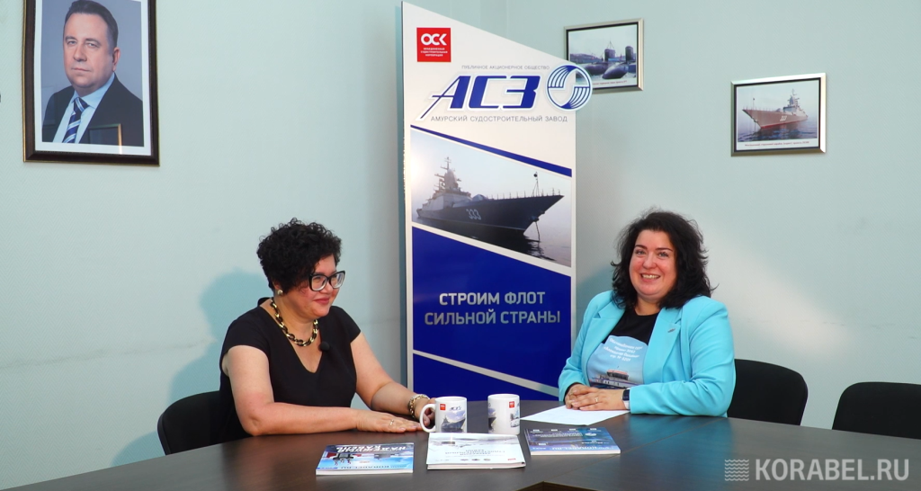 Начальник отдела по связям с общественностью Амурского судостроительного завода Ирина Шестопалова / Фото: Корабел.ру  📷
