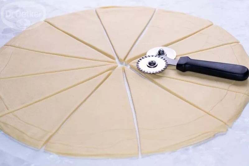 Вариант разделки теста. Взято с интернета.