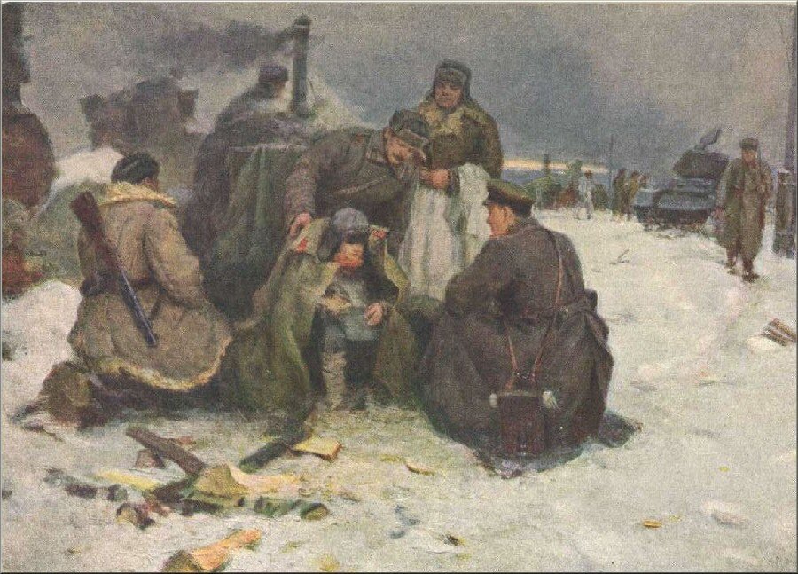 Среди своих. Художник Ю. Ф. Внодченко