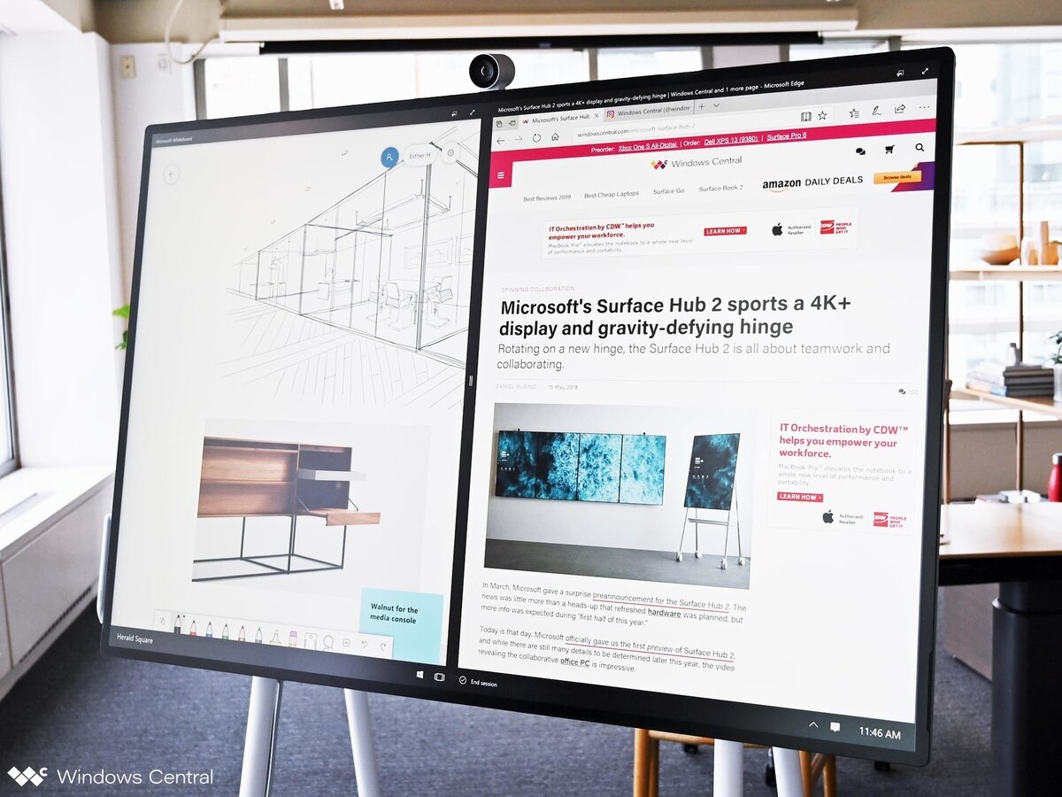 Новый Surface Hub 2S: идеальное устройство для командной работы | Магазин Microsoft  Surface Pro | Дзен