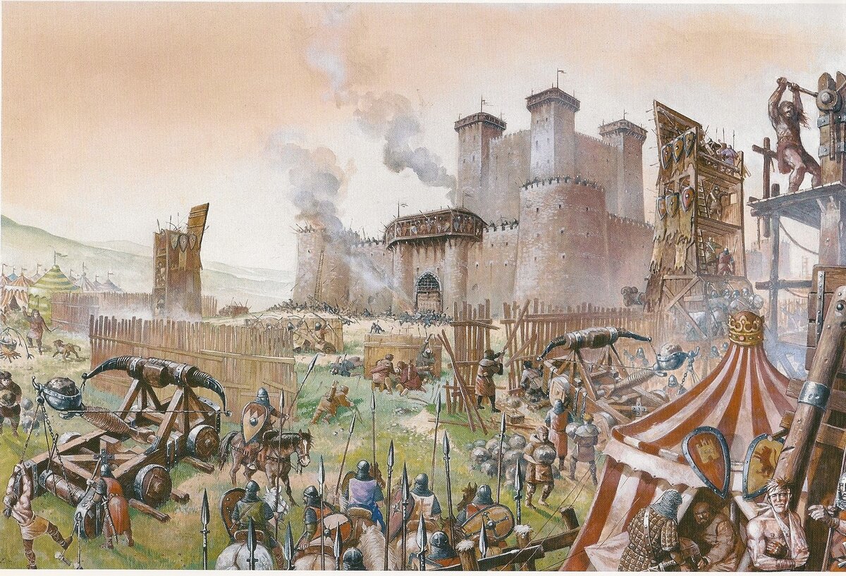 Хусто Химено. Осада и штурм замка войсками Кастилии и Леона.