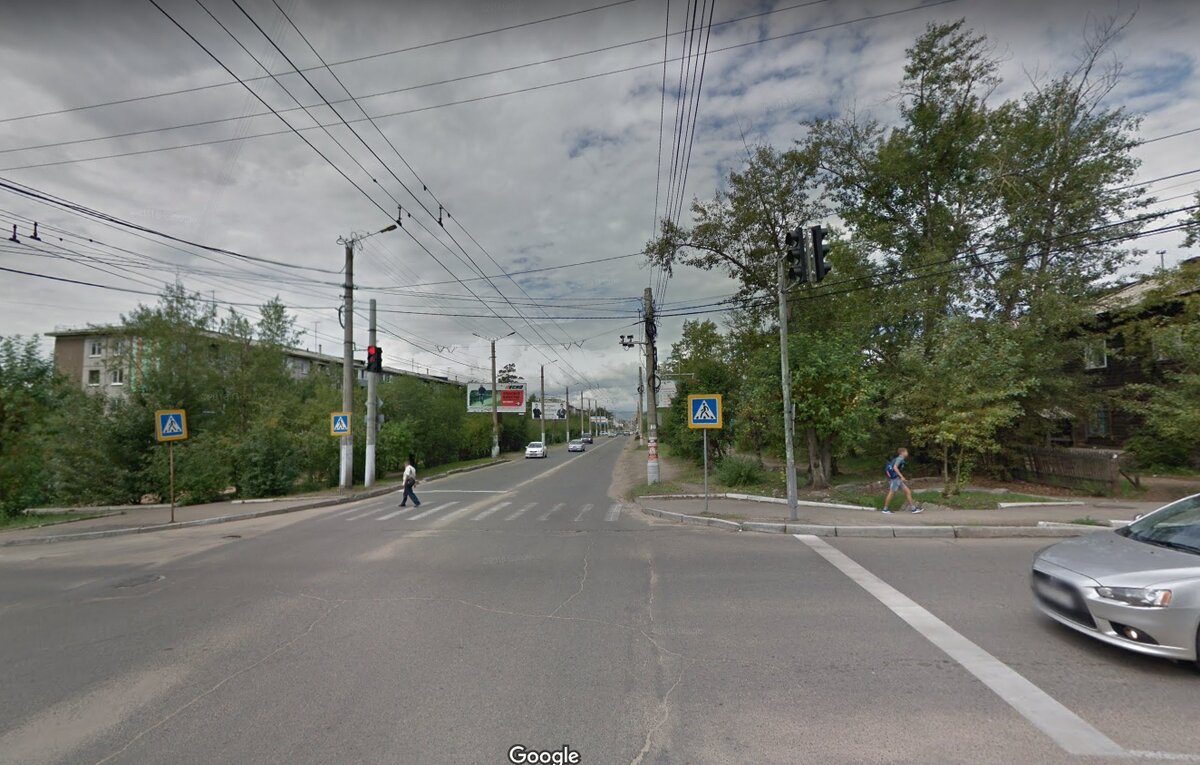 Улица Новобульварная в Чите. Фото: Google карты 