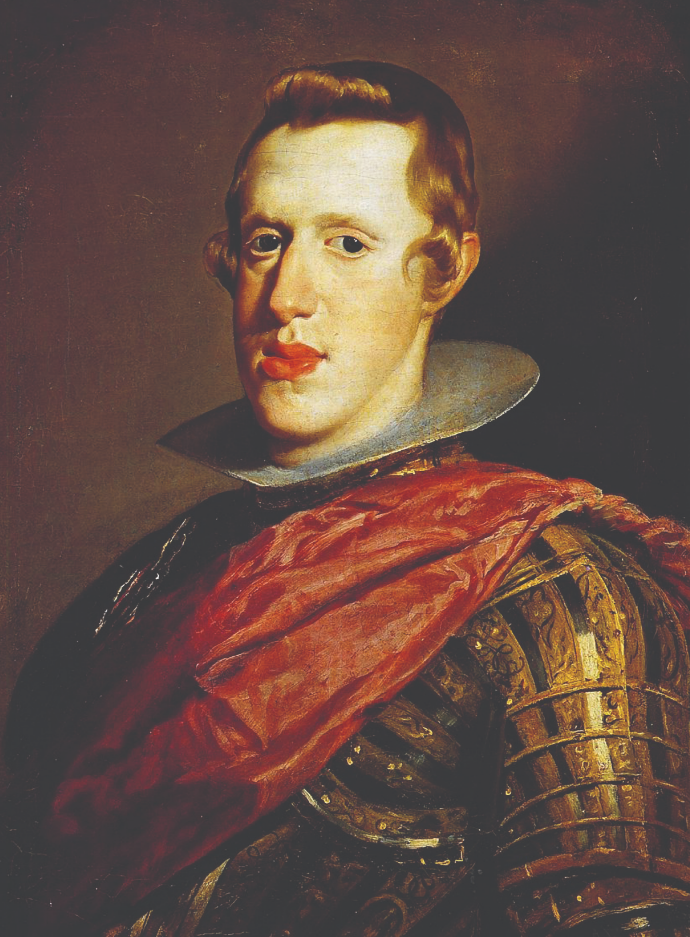 "Портрет Филиппа IV в доспехах", фрагмент, холст, масло, 1628, Прадо, Мадрид