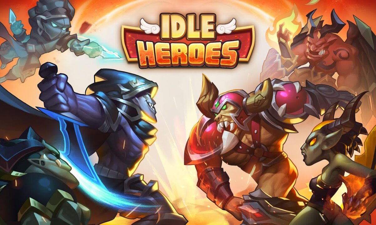 загрузочный экран Idle Heroes