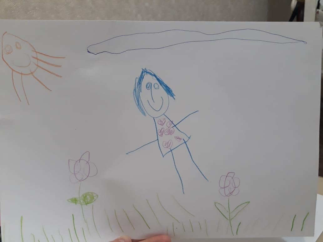 Рисунок дочери (4 года)