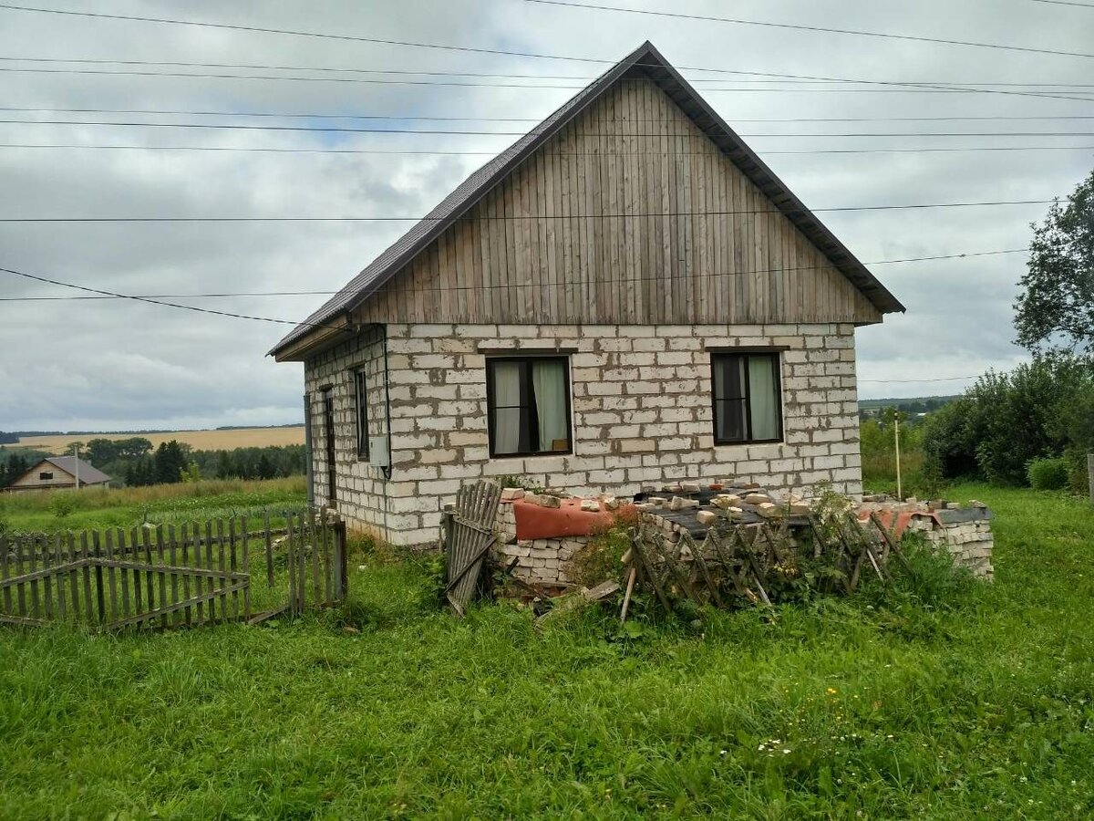 Объект недостроенного жилого дома до реконструкции