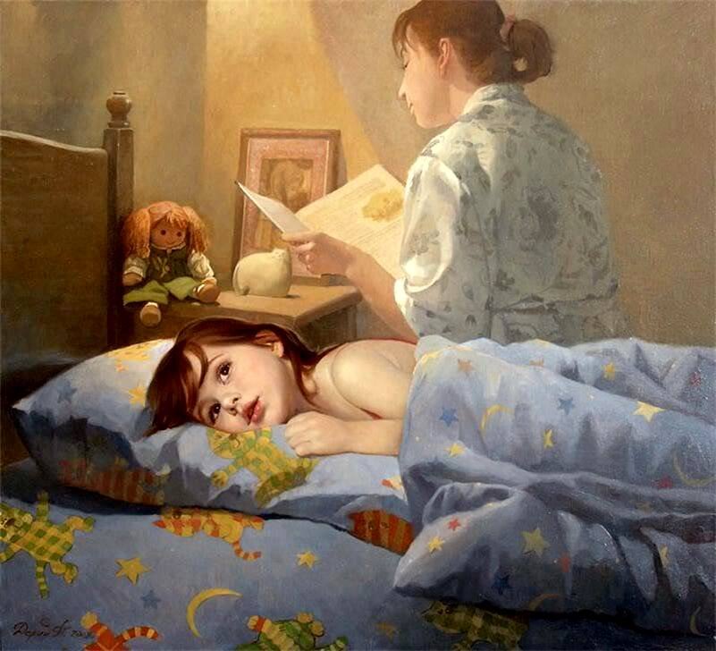 "Сказка на ночь", художник Татьяна Дерий