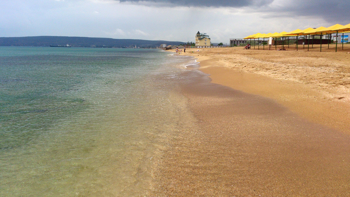 Поселок Береговое золотой пляж Крым