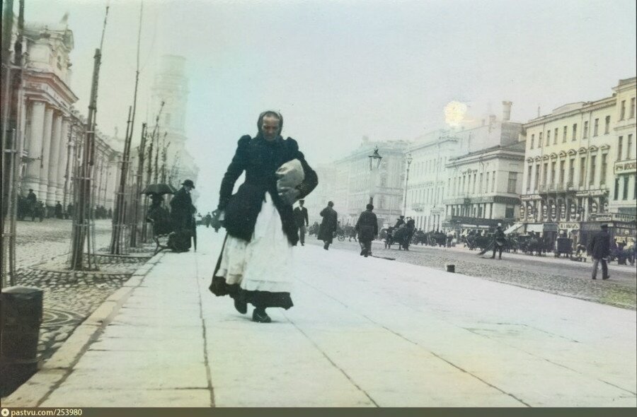 Эксклюзивные цветные фотографии старого Петербурга - публикуются впервые