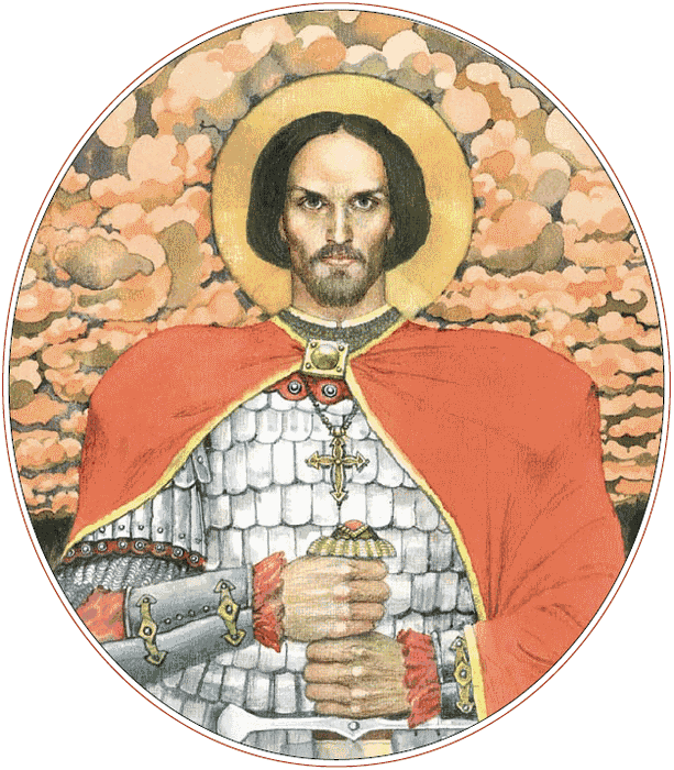 Вот такое изображение Александра Ярославича. Собственно, виновника этой статьи на рисунке нет... да оно и к лучшему)