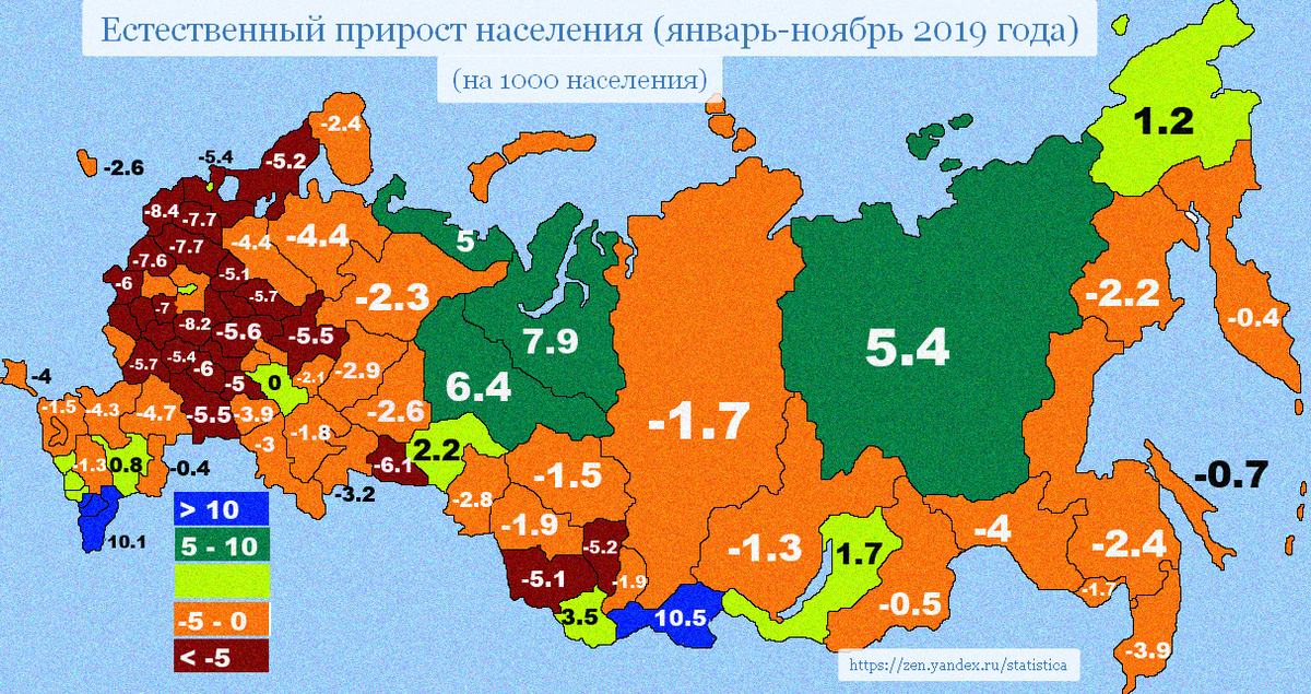 Наибольший естественный прирост. Демографическая карта России 2020. Естественный прирост 2019 карта России. Естественный прирост по регионам России 2020. Карта прироста населения России по регионам.