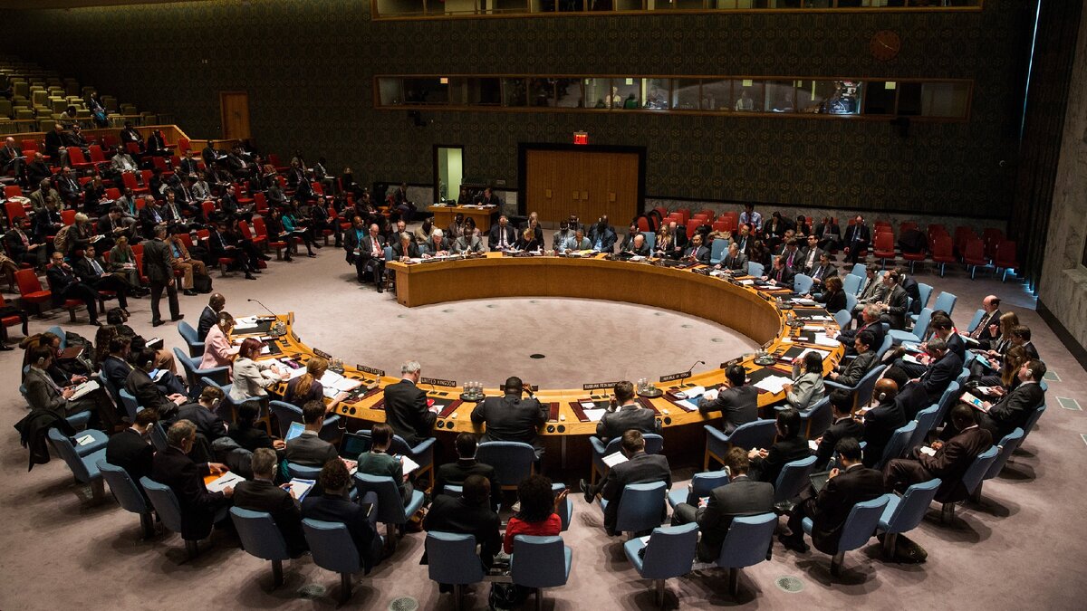 Заседание Совета Безопасности ООН