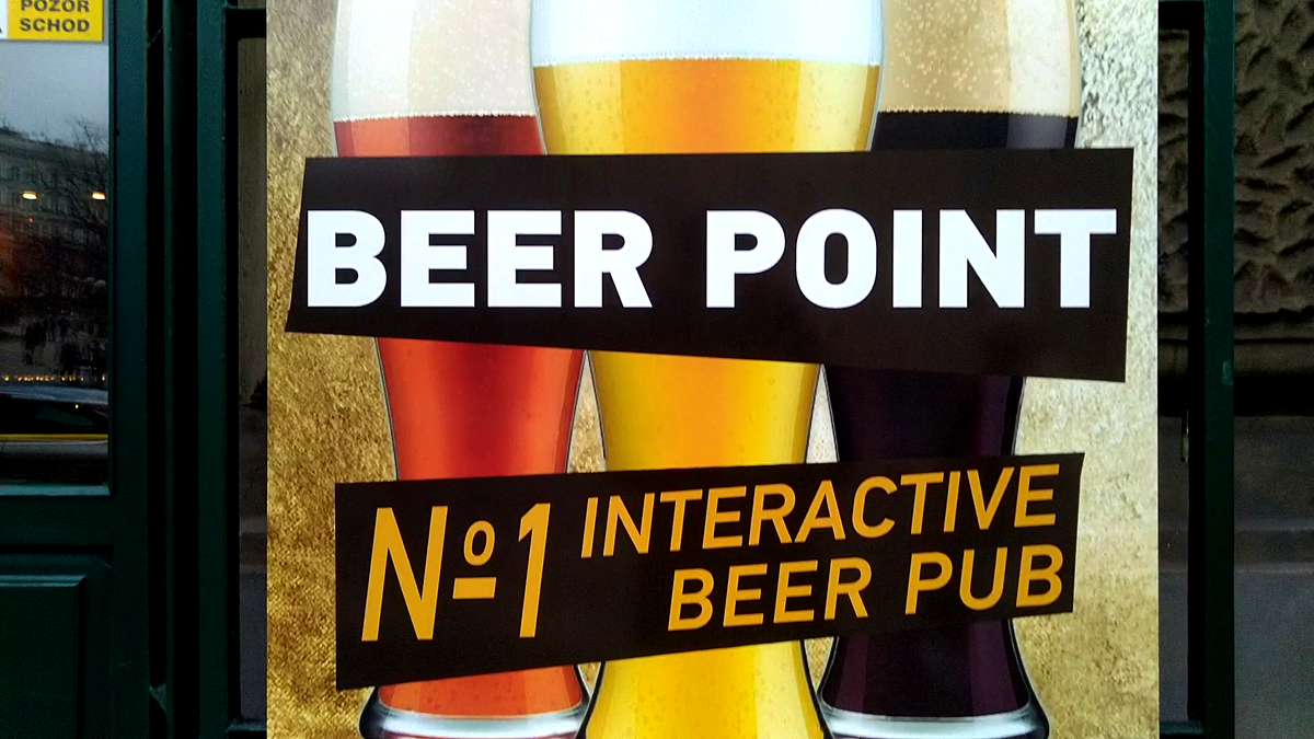 Входная группа "Beer Point №1 Interactive Beer Pub"