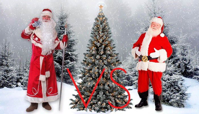 Дед мороз и Санта Клаус