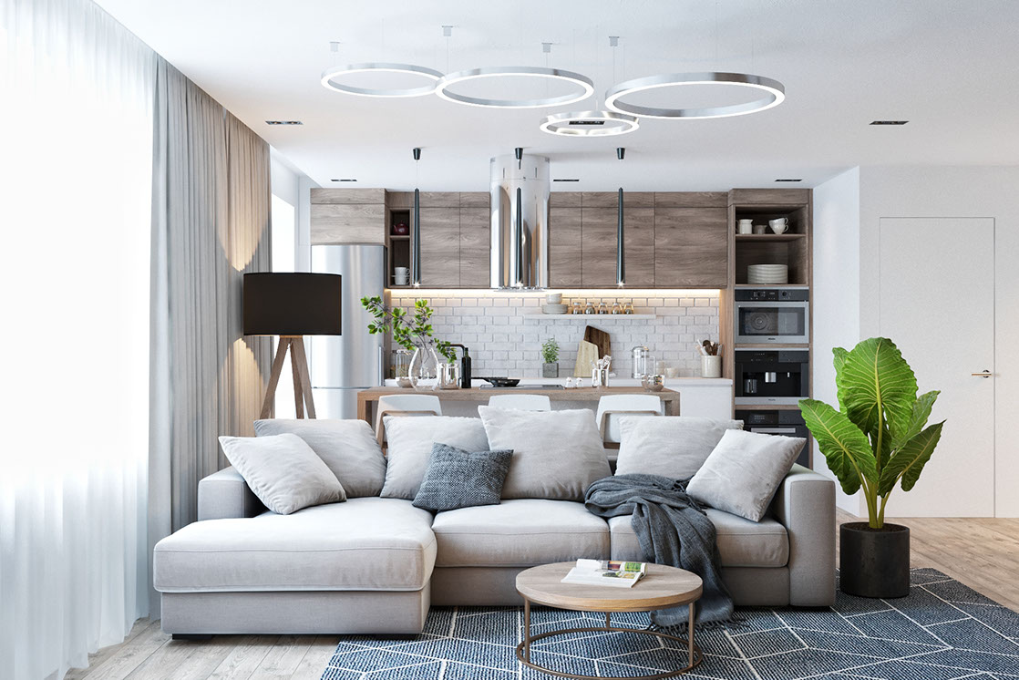 21 модная идея дизайна интерьера квартиры