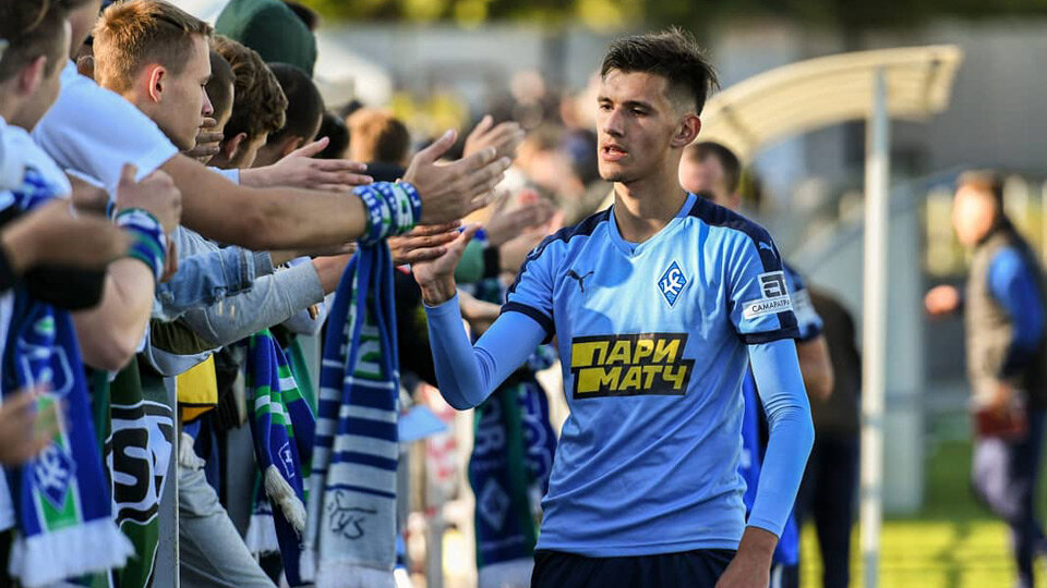 Никита Котин. Еще в форме Крыльев Советов. Фото из открытых источников