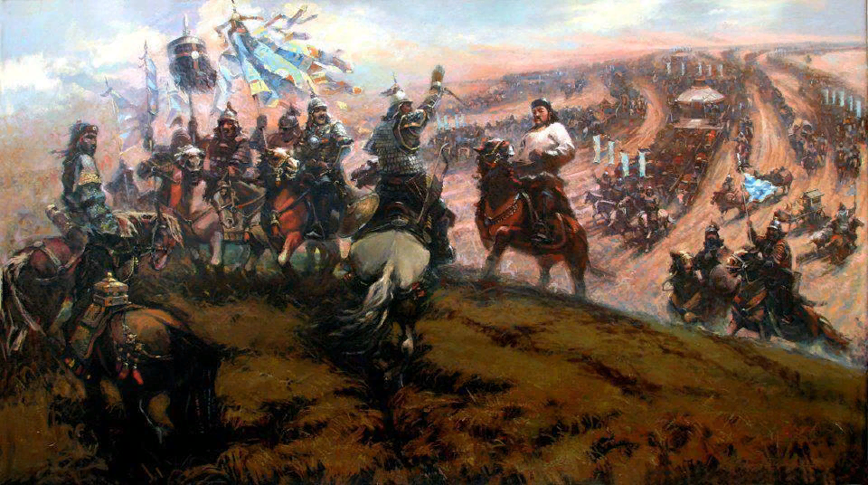 Тумен. Огромное войско монголов. Отступление монголов. Монгольский Тумен. Полководец перед битвой