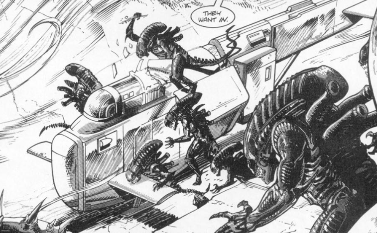 Из комикса Aliens: Outbreak