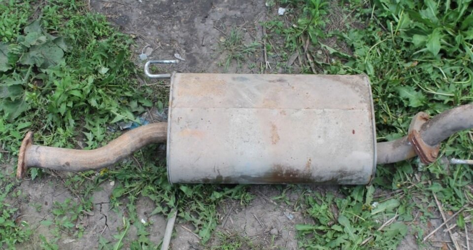 Задняя часть глушителя Great Wall Hover H3 New 1201100-K00-C1