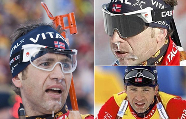 У спортсмена насморк. Бьорндален биатлонист сопли. Бьорндален слюни. Уле-Эйнар Бьорндален в соплях. Норвежские биатлонисты сопли.