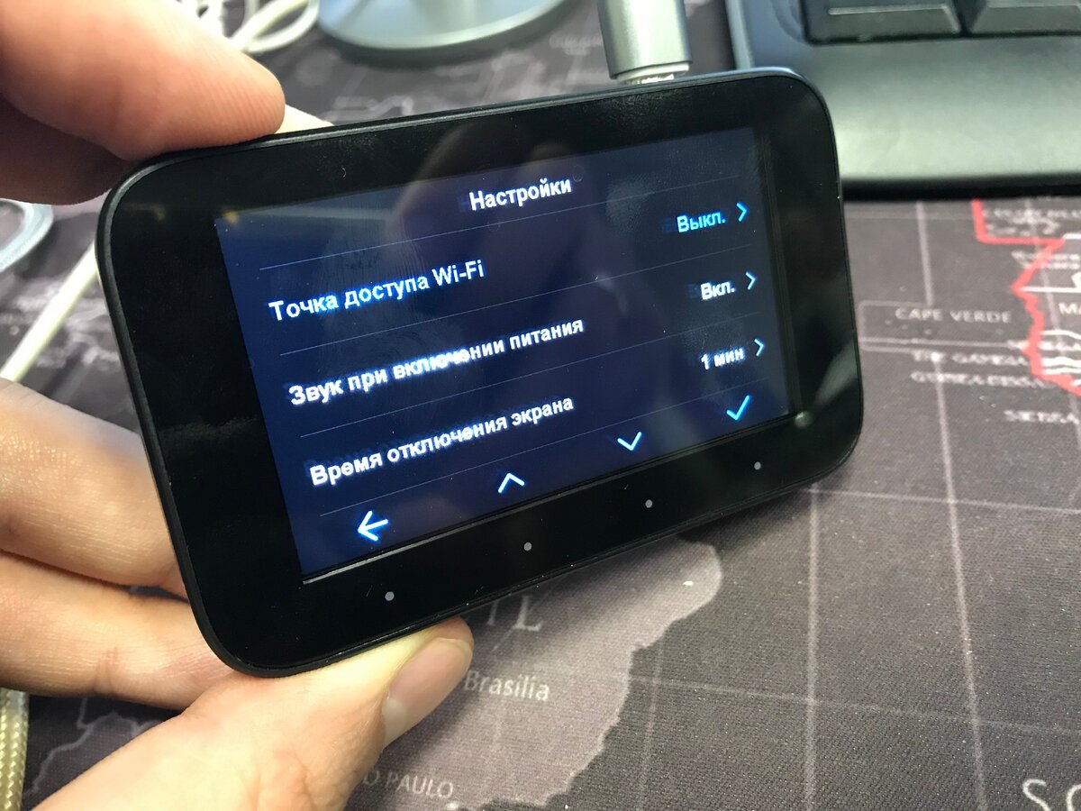 Вот так стало в меню видеорегистратора Xiaomi Mi Dash Cam 1S