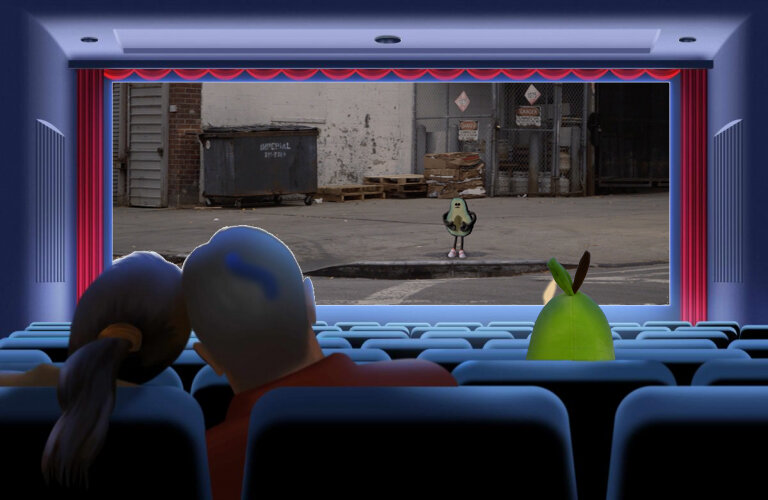 Авокадик Хакс - любитель фильмов.